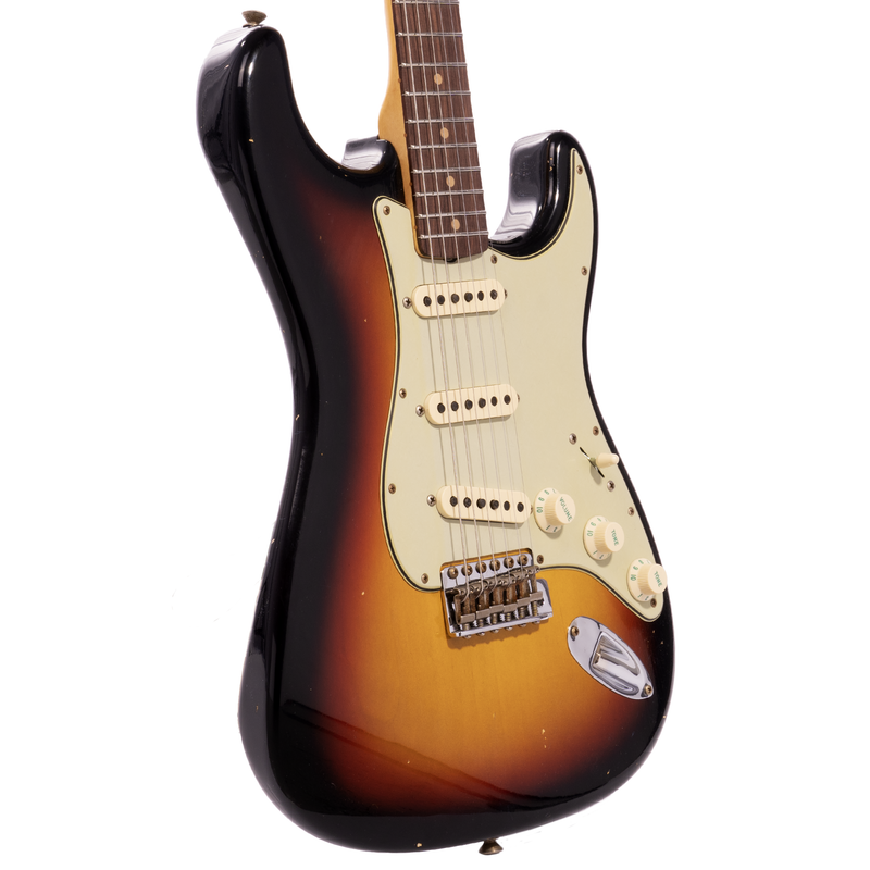 Fender Custom Shop '64 Stratocaster Journeyman, Target 3-Color Sunburst, Electric Guitar
