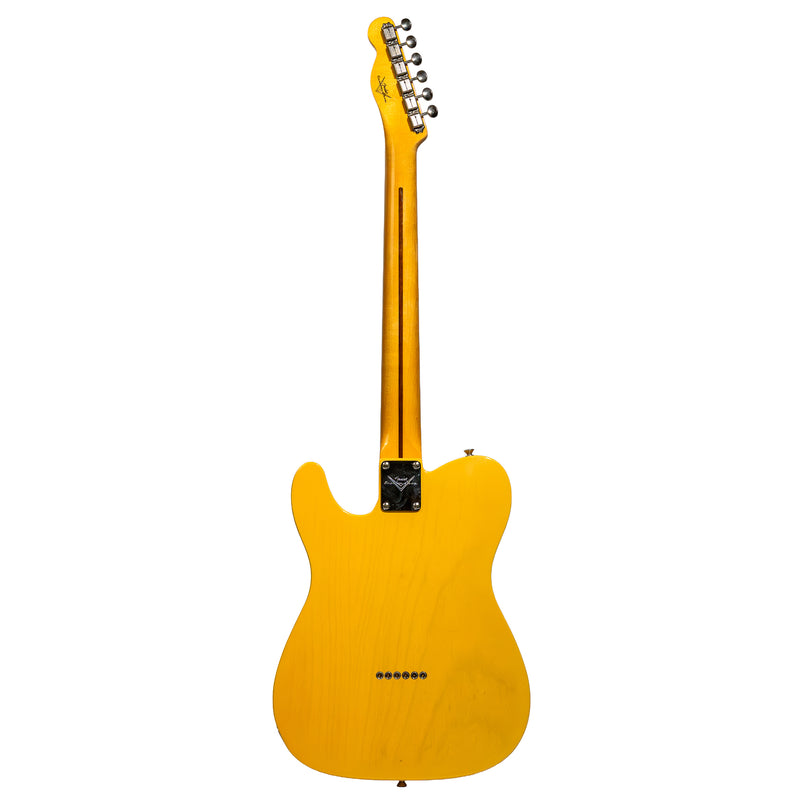 Fender Custom Shop '51 Nocaster Deluxe Closet Classic Electric Guitar, Aged Nocaster Blonde