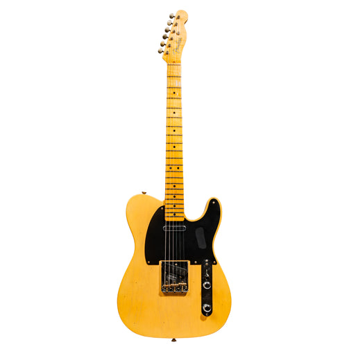 Fender Custom Shop '51 Telecaster Journeyman Relic Electric Guitar, Aged Nocaster Blonde