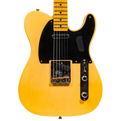 Fender Custom Shop '51 Telecaster Journeyman Relic Electric Guitar, Aged Nocaster Blonde