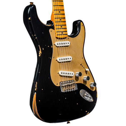 Fender Custom Shop Limited Edition '50s Stratocaster Relic Electric Guitar, Black