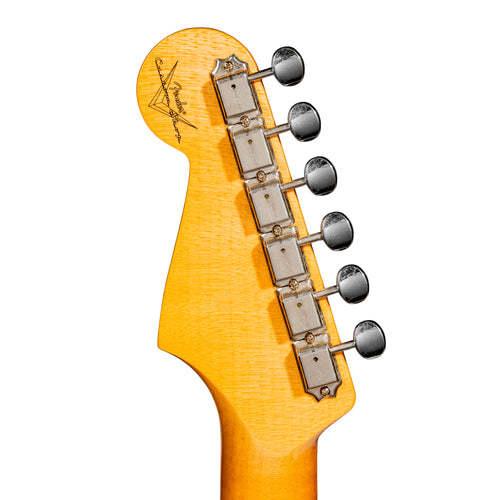 Fender Custom Shop Postmodern Thinline Stratocaster DLX Closet Classic Electric Guitar, Aged Shell Pink