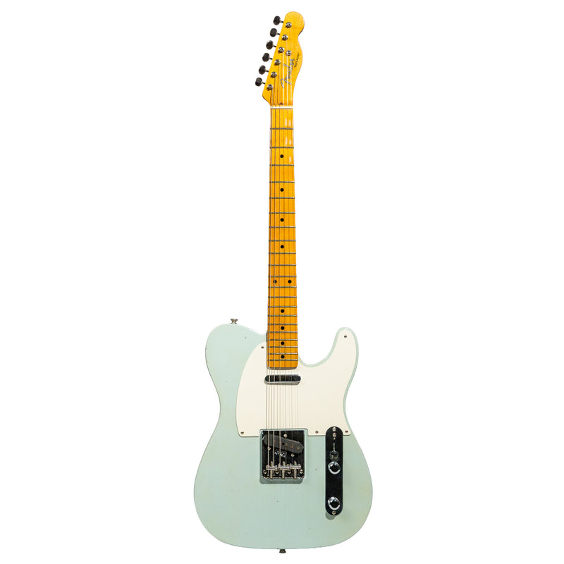Fender Custom Shop '55 Telecaster Journeyman Relic Electric Guitar, Super Aged Sonic Blue