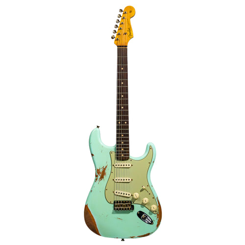 Fender Custom Shop Limited Edition NAMM '62 Stratocaster Heavy Relic Electric Guitar, Surf Green