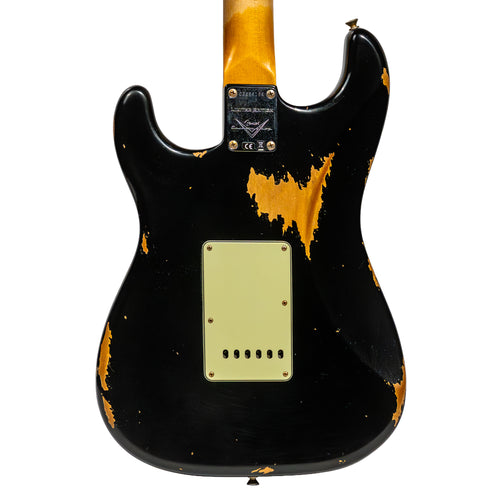 Fender Custom Shop Limited Edition NAMM '62 Stratocaster Heavy Relic Electric Guitar, Black