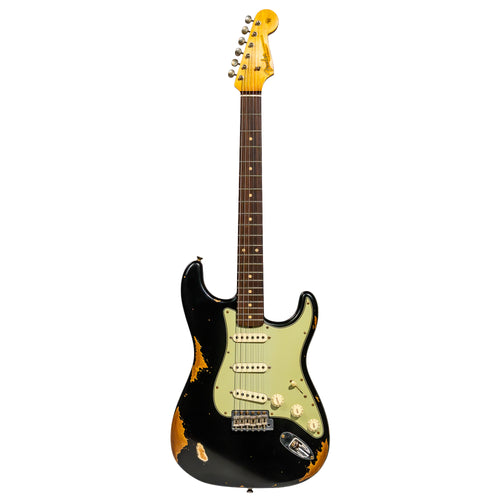 Fender Custom Shop Limited Edition NAMM '62 Stratocaster Heavy Relic Electric Guitar, Black