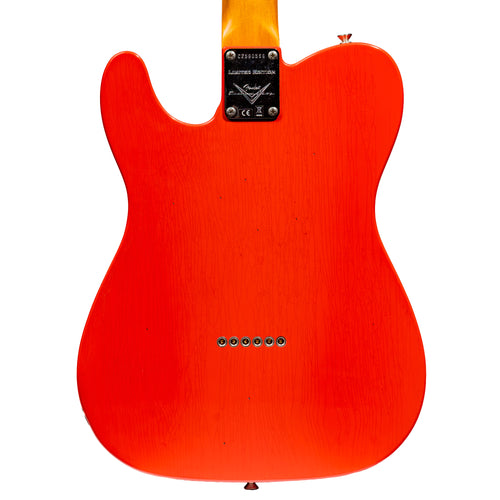 Fender Custom Shop NAMM '63 Telecaster Journeyman Relic Electric Guitar, Tahitian Coral