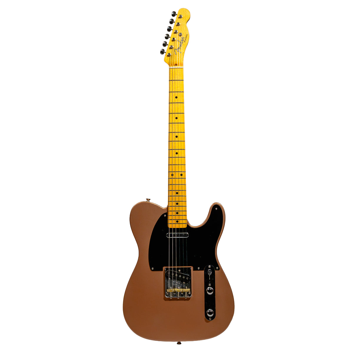 Fender Custom Shop 50s Telecaster DLX Closet Classic Electric Guitar, Copper, David Brown Masterbuilt