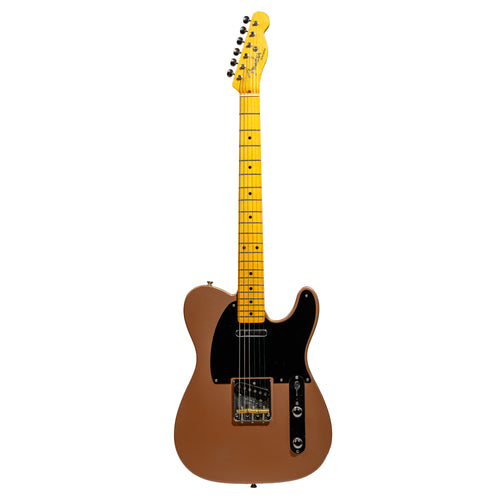 Fender Custom Shop 50s Telecaster DLX Closet Classic Electric Guitar, Copper, David Brown Masterbuilt