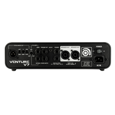 Ampeg Venture V7 700-Watt Solid State Bass Amplifier Head
