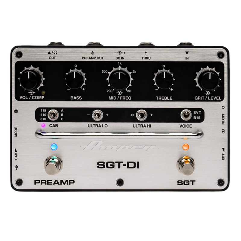 Ampeg SGT-DI Bass Preamp and DI Pedal