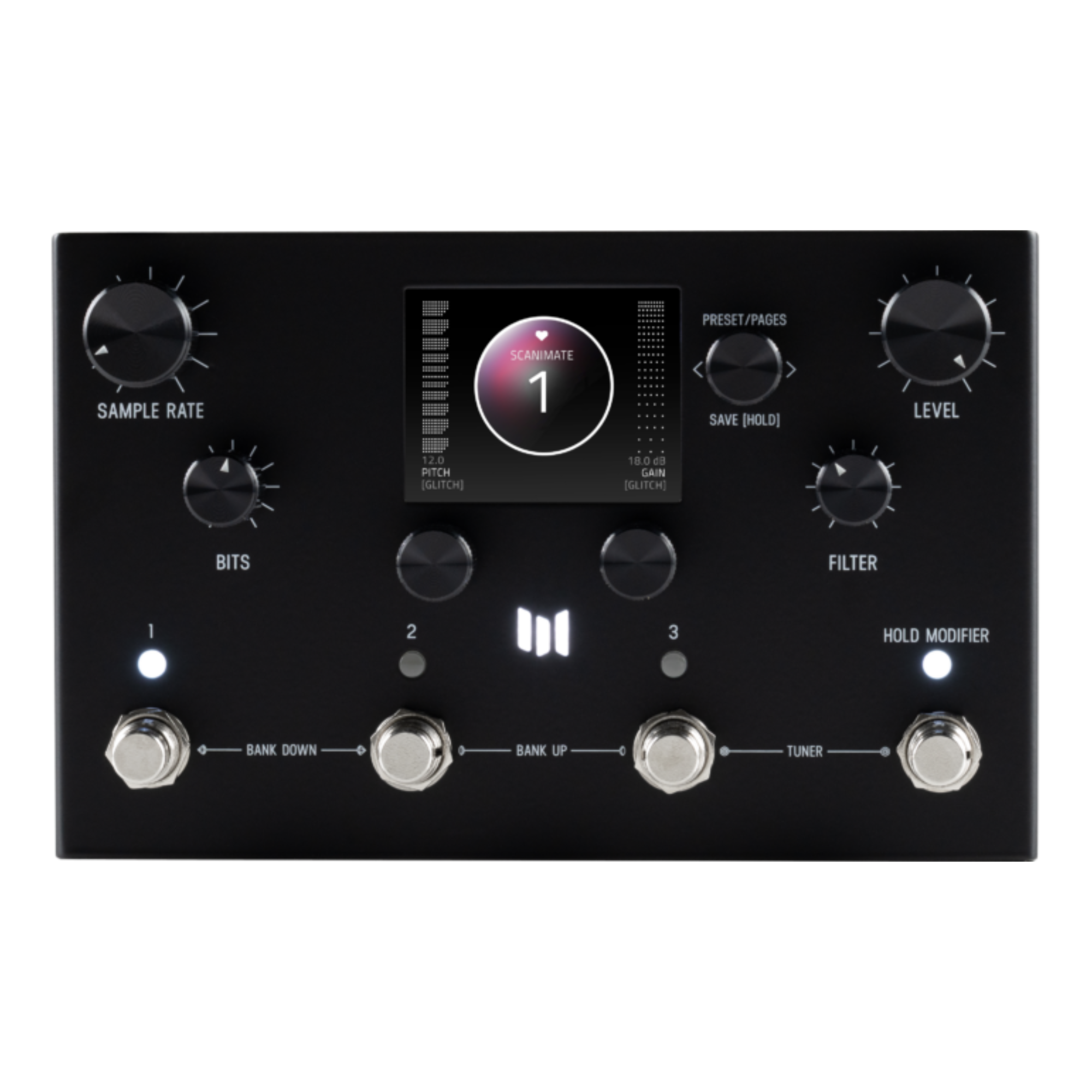 Modular Synth Texture Meris Ottobit X Modular '80s Texture Engine Synth Effect Pedal