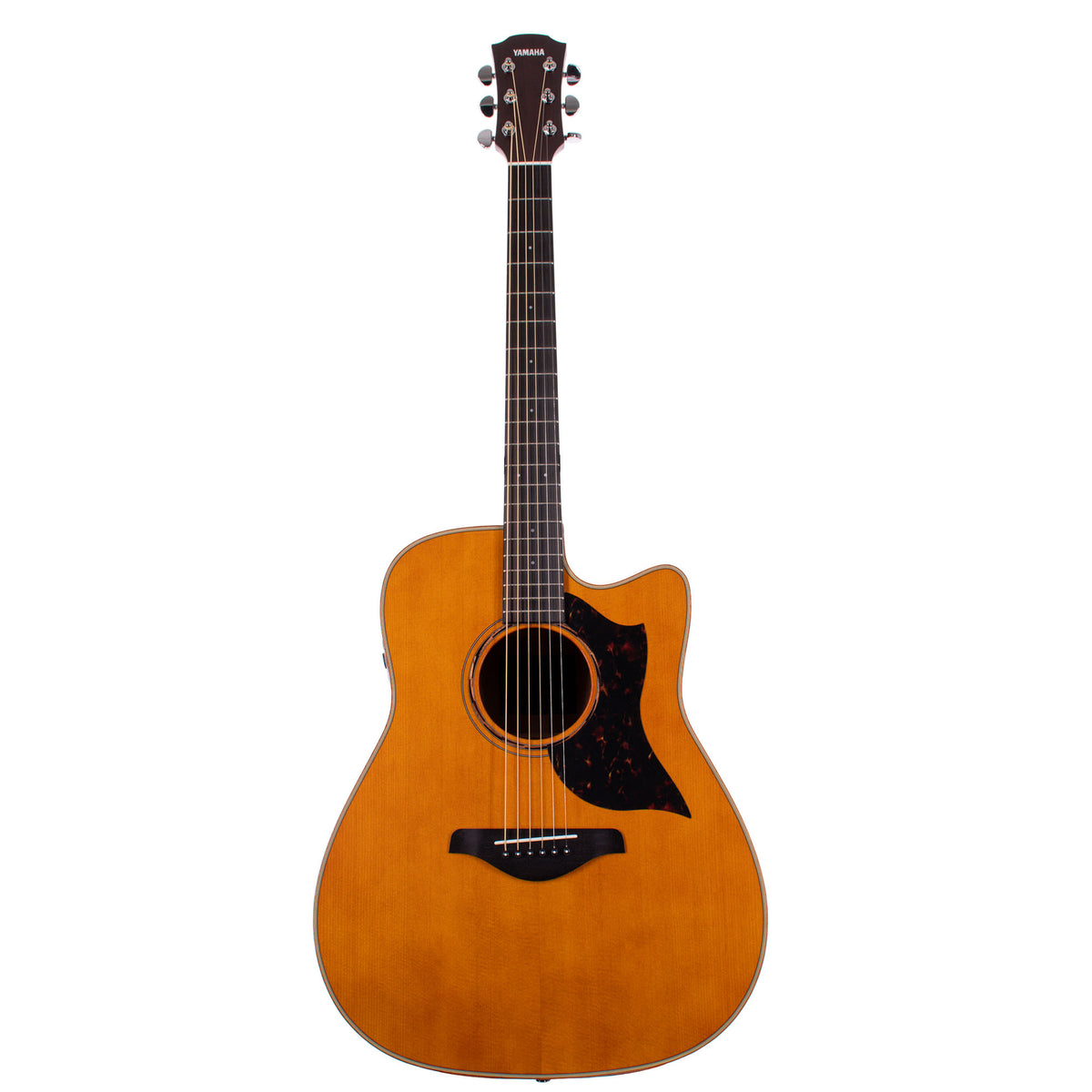 Yamaha A Series A3M Dreadnought Cutaway Acoustic Electric Guitar, Spruce Top, Mahogany Back And Sides, Vintage Natural