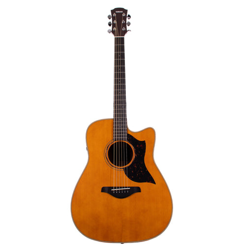 Yamaha A Series A3M Dreadnought Cutaway Acoustic Electric Guitar, Spruce Top, Mahogany Back And Sides, Vintage Natural