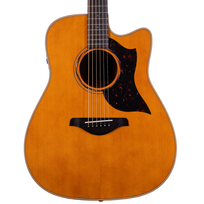 Yamaha A Series A3M Dreadnought Cutaway Acoustic Electric Guitar, Spruce Top, Mahogany Back And Sides, Vintage Natural