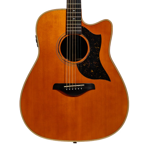 Yamaha A5R ARE Dreadnought Acoustic-Electric Guitar, Sitka Spruce/Rosewood, Vintage Natural