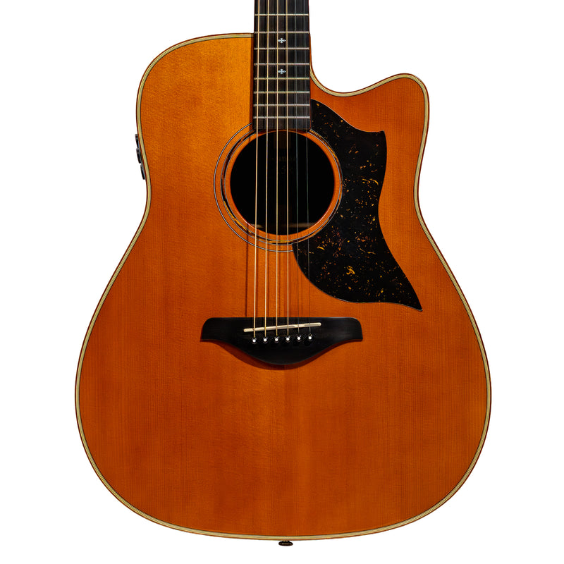 Yamaha A5R ARE Dreadnought Acoustic-Electric Guitar, Sitka Spruce/Rosewood, Vintage Natural
