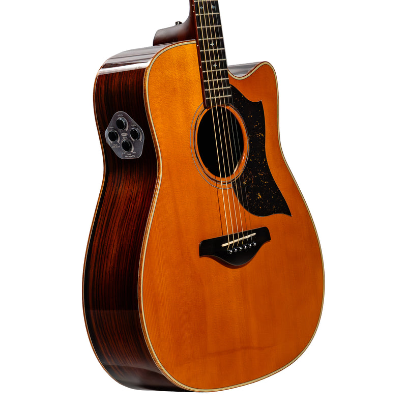 Yamaha A5R ARE Dreadnought Acoustic-Electric Guitar, Sitka Spruce/Rosewood, Vintage Natural