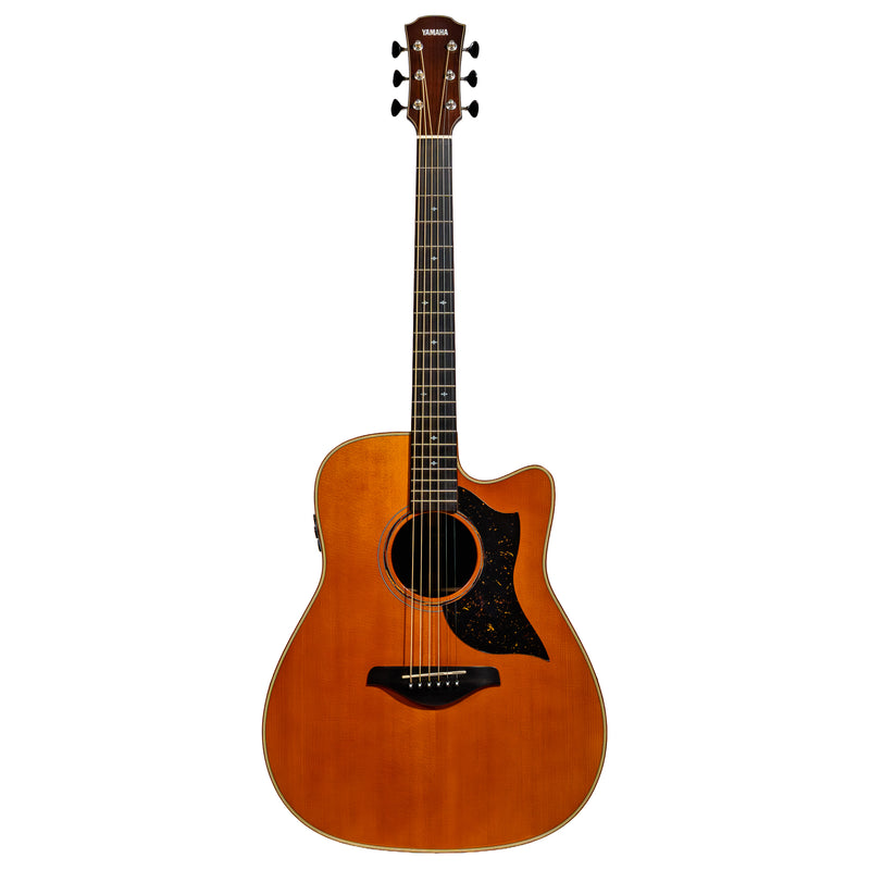 Yamaha A5R ARE Dreadnought Acoustic-Electric Guitar, Sitka Spruce/Rosewood, Vintage Natural
