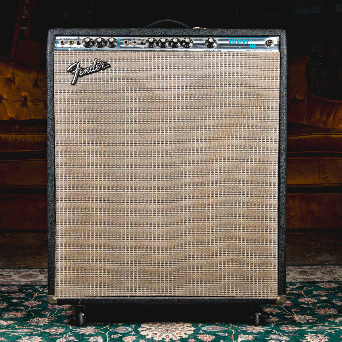 1970's Fender Bassman Ten 4 x 10" 50W Electric Guitar Combo Amplifier - Used