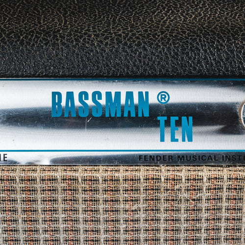 1970's Fender Bassman Ten 4 x 10" 50W Electric Guitar Combo Amplifier - Used