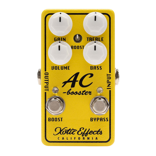guitar volume boost pedal Xotic AC Booster V2 Overdrive Pedal