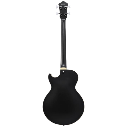 Ibanez AGB200 Semi-Hollow Electric Bass Guitar, Black Flat