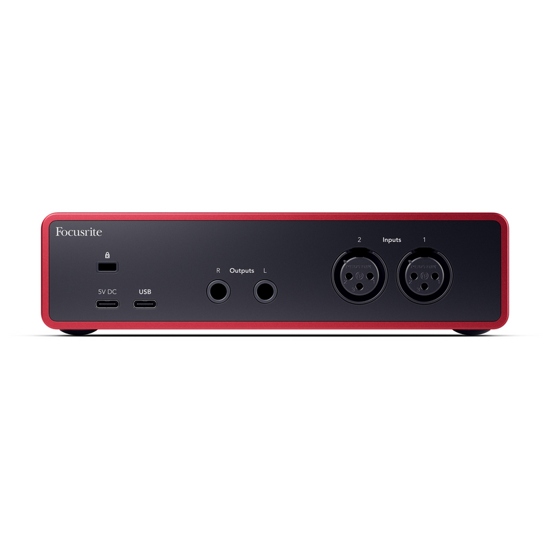 Focusrite Scarlett 2i2 4th Gen 2-In 2-Out USB Audio Interface, 4th  Generation