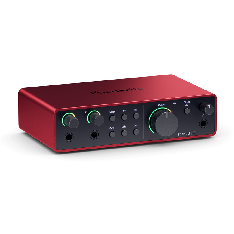 Focusrite Scarlett 2i2 Studio 4th Gen USB Audio Interface, Bundle