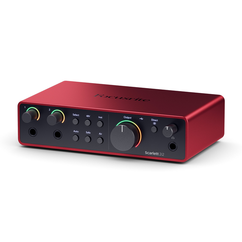 Focusrite Scarlett 2i2 Studio 4th Gen USB Audio Interface, Bundle