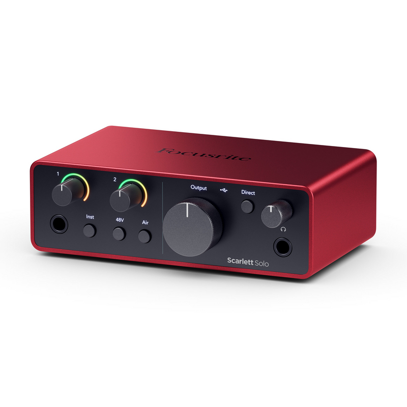 Focusrite Scarlett Solo 4th Gen USB Audio Interface