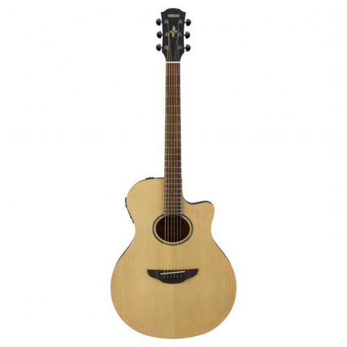 Yamaha APX600M Thinline Acoustic-Electric Guitar w/ Cutaway, Spruce Top, Natural Satin