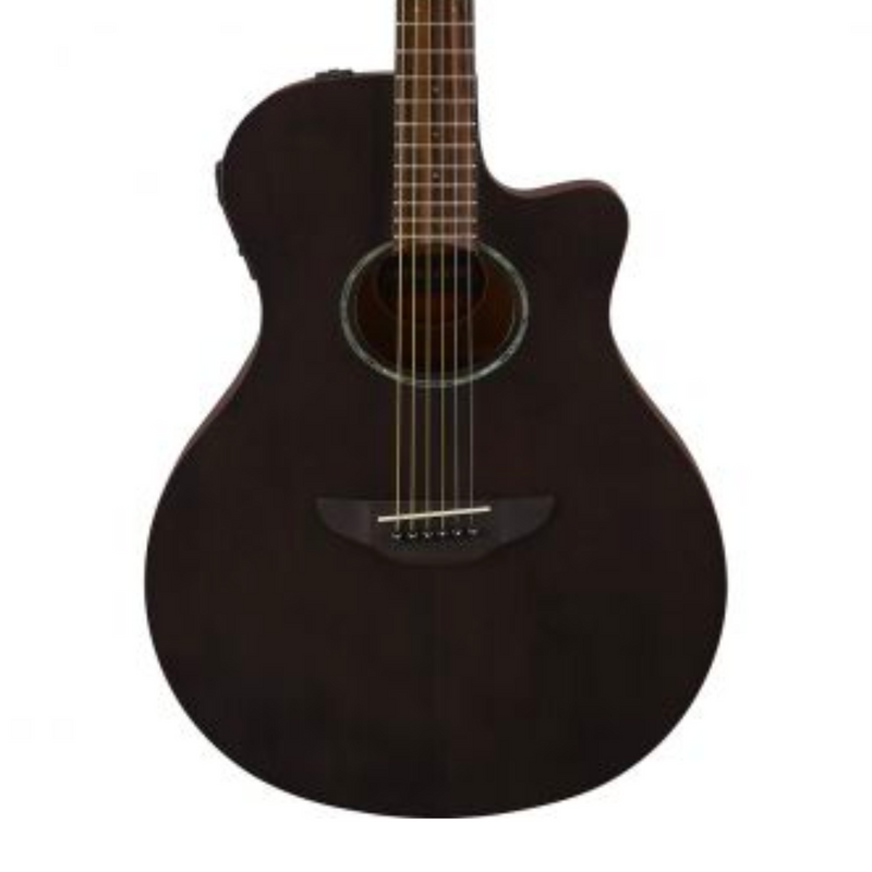 Yamaha APX600MB Thinline Acoustic Guitar w/ Cutaway, Spruce Top, Smoky Black