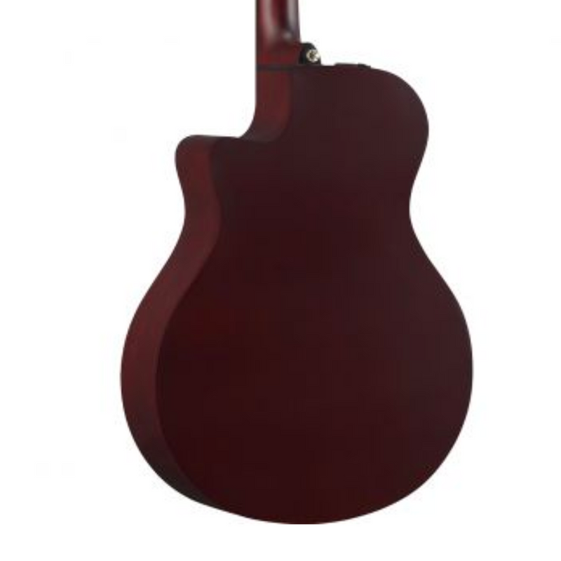 Yamaha APX600MB Thinline Acoustic Guitar w/ Cutaway, Spruce Top, Smoky Black