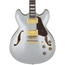 Ibanez Artcore AS73GMSF Semi-Hollow Electric Guitar, Moonstone Silver Flat