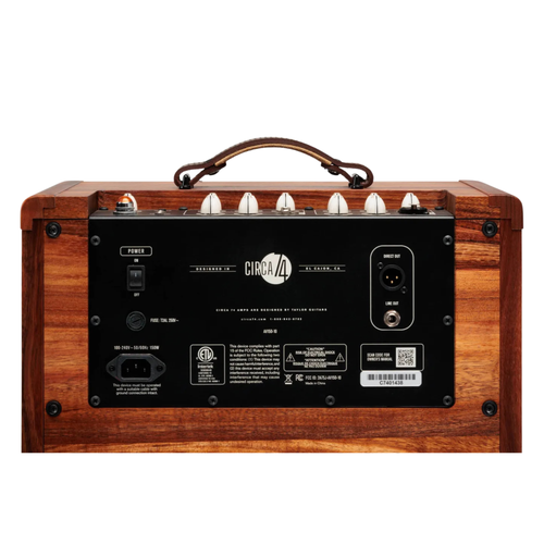 Taylor Circa 74 Acoustic Guitar/Vocal 1 x 10 Full-Range Combo Amplifier, Hawaiian Koa