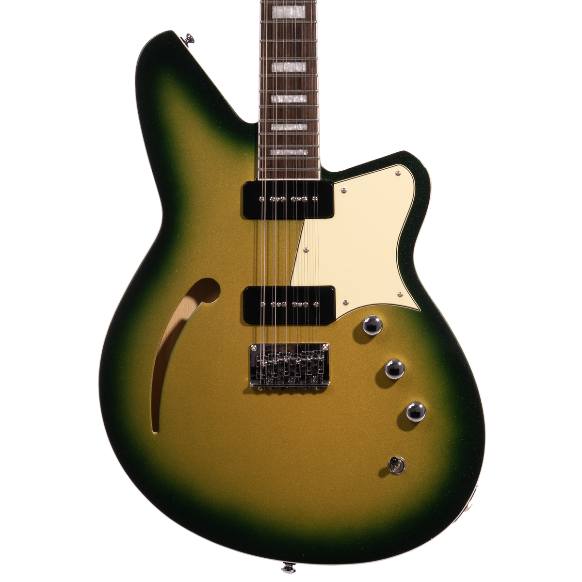 Reverend Airwave 12-string Electric Guitar, Rosewood Fingerboard, Citradelic Sunset