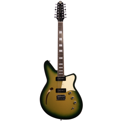 Reverend Airwave 12-string Electric Guitar, Rosewood Fingerboard, Citradelic Sunset