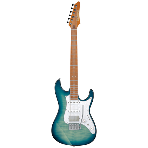 Ibanez AZ22S1FTXB Standard Electric Guitar, Transparent Turquoise Burst