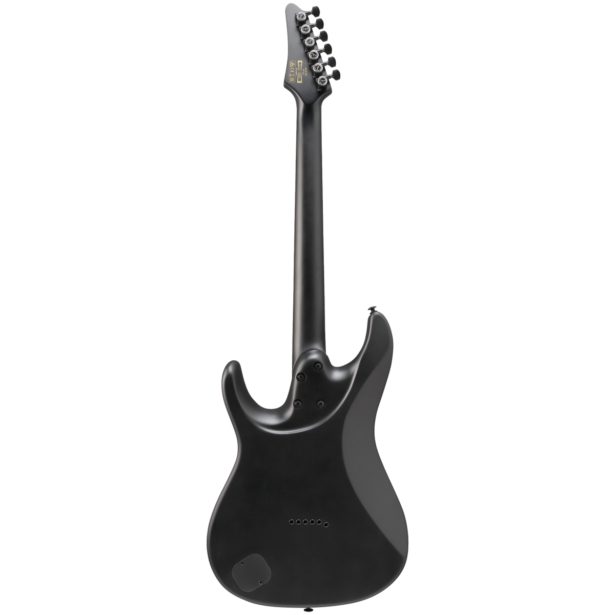Ibanez AZ Iron Label 6 String Electric Guitar, Black Flat