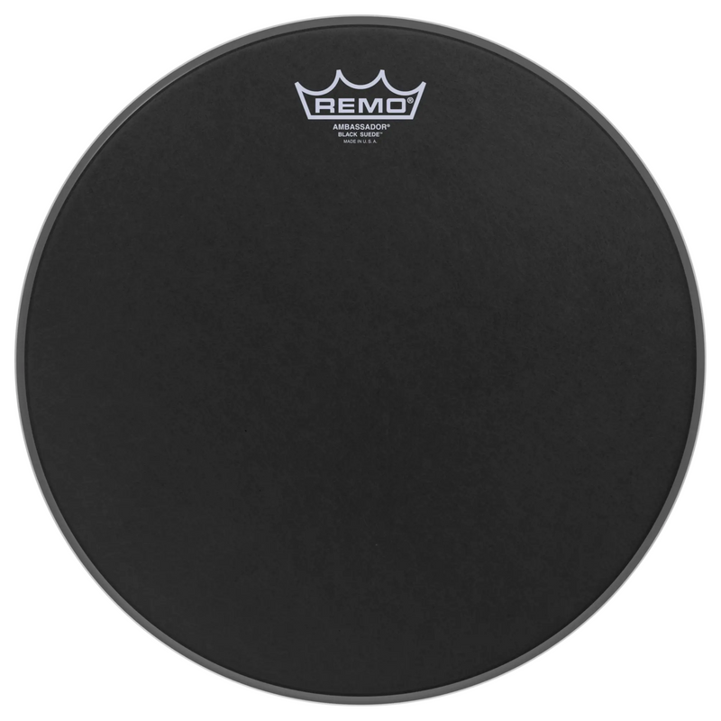 Remo 13" Ambassador Black Suede Drumhead