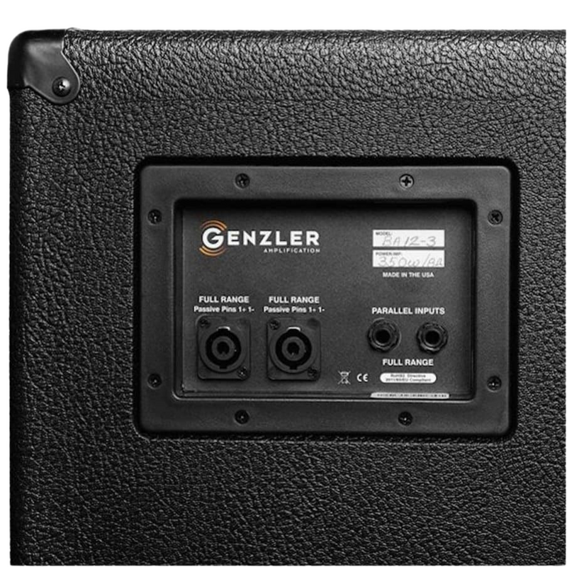 Genzler Bass Array 12-3 STR Bass Amplifier Cabinet, 1x12 w/ 4x3, 350W