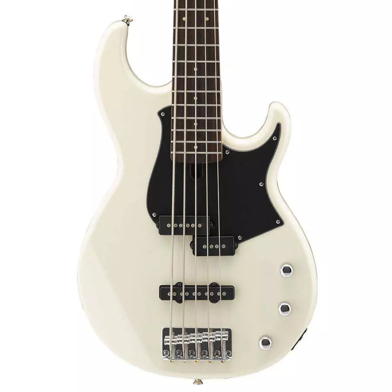 Yamaha BB235 5-String Electric Bass Guitar, Vintage White