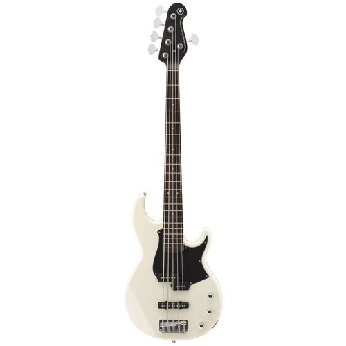 Yamaha BB235 5-String Electric Bass Guitar, Vintage White