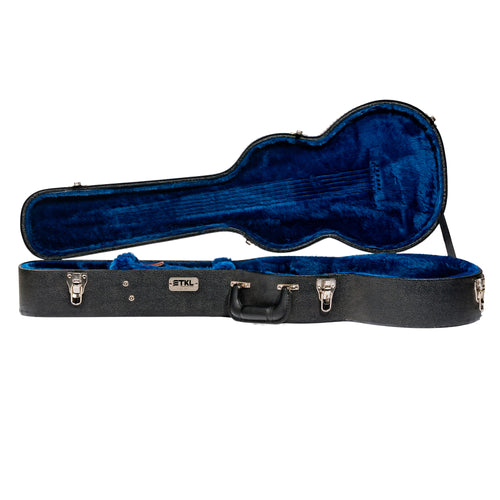 Iris Guitar Company BB Acoustic Guitar, Black Top w/ Firestripe Pickguard