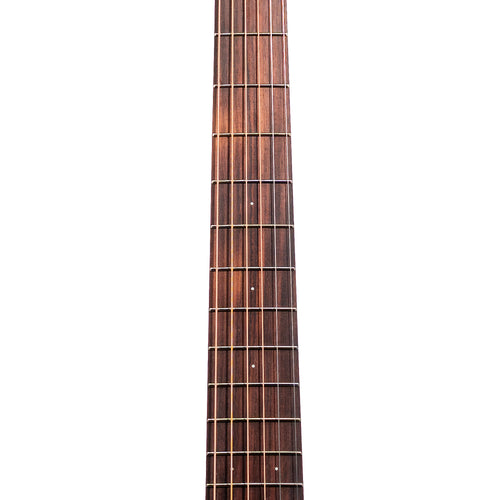 Iris Guitar Company BB Acoustic Guitar, Black Top w/ Firestripe Pickguard