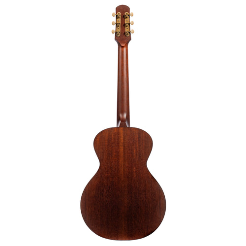Iris Guitar Company BB Acoustic Guitar, Black Top w/ Firestripe Pickguard