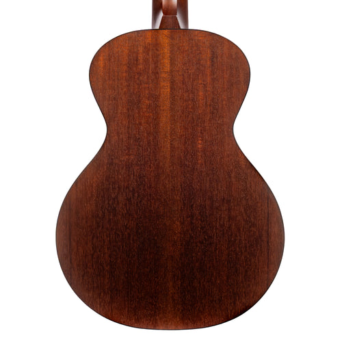 Iris Guitar Company BB Acoustic Guitar, Black Top w/ Firestripe Pickguard