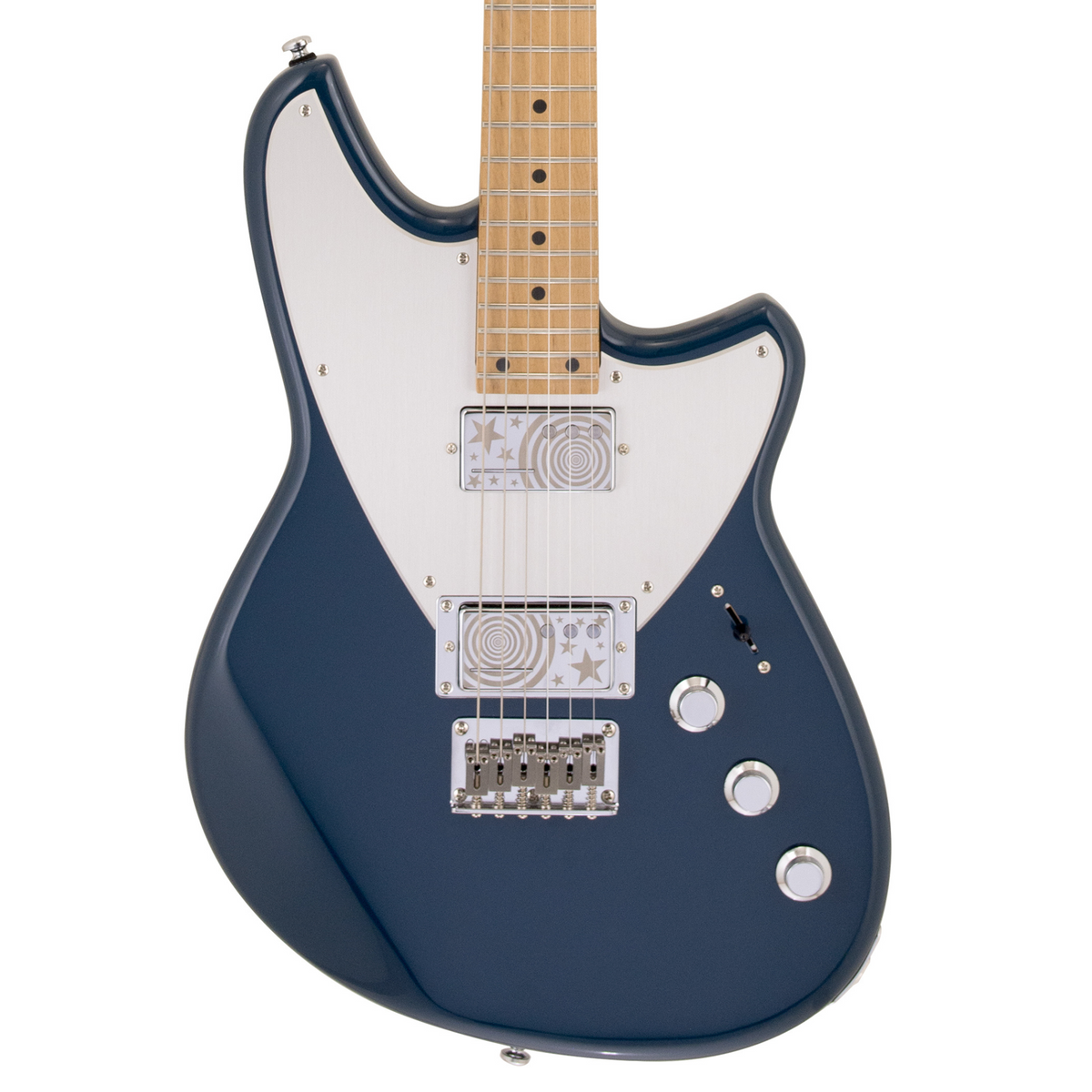 Reverend Billy Corgan Drop Z, Roasted Maple Neck & Fingerboard, Gloss High Tide Blue