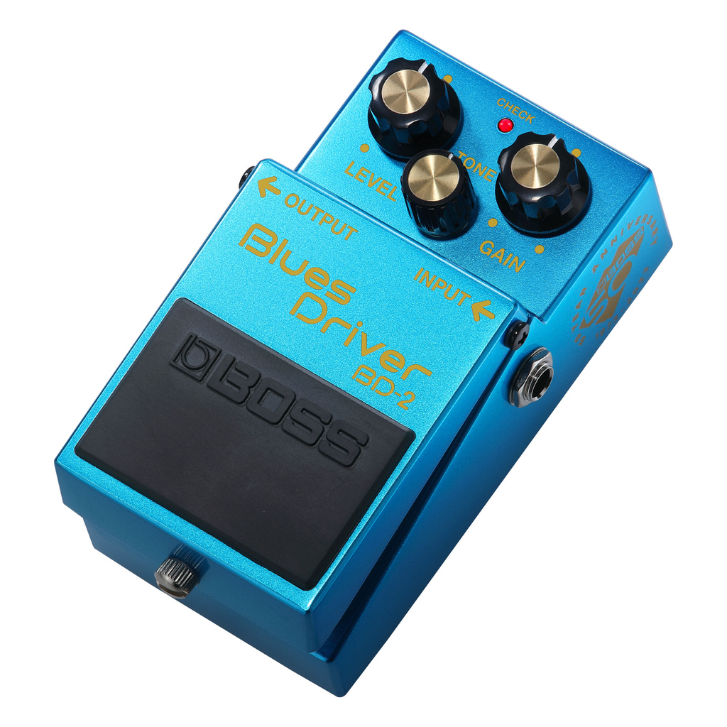 blues guitar effects pedals Boss 50th Anniversary BD-2 Blues Driver Effect Pedal